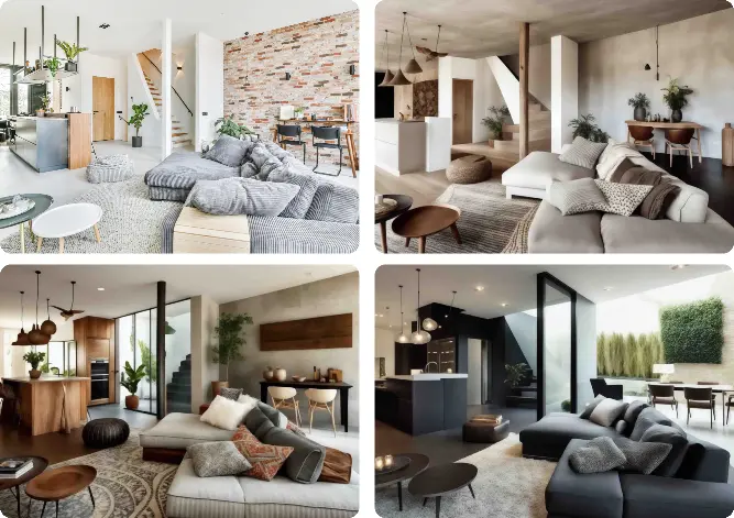 Remodel AI - Interior Design & Renovation Living Room AI